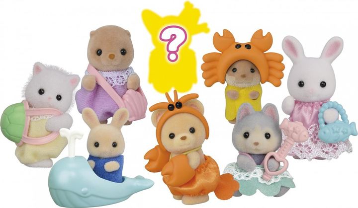 Набір ігрових фігурок Sylvanian Families серія Baby Seashore Friends (5054131057216) - зображення 2