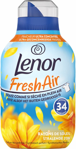 Кондиціонер для білизни Lenor FreshAir Rayons de Soeil 6x476 г (8006540850497) - зображення 2