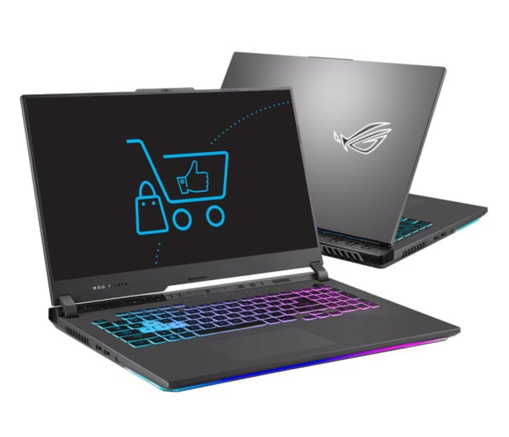 Ноутбук ASUS ROG Strix G17 R9-7845HX/16GB/512 RTX4060 144Hz – фото ...