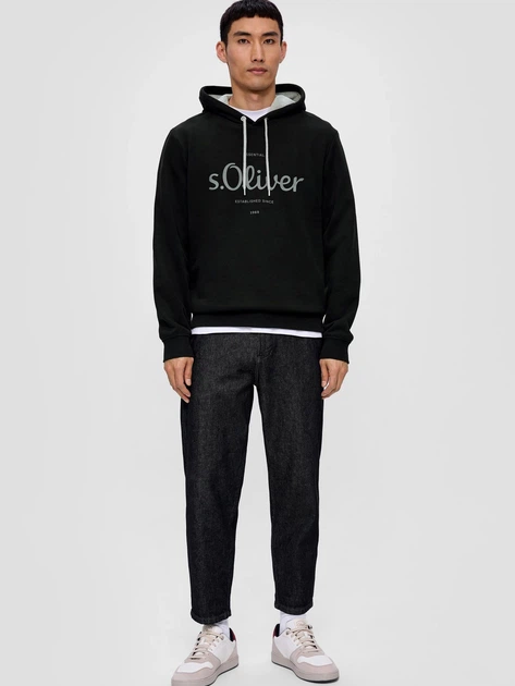 Худі чоловіче s.Oliver 10.3.11.14.140.2132732-99D1 XL Чорне (4099973339008) - зображення 3