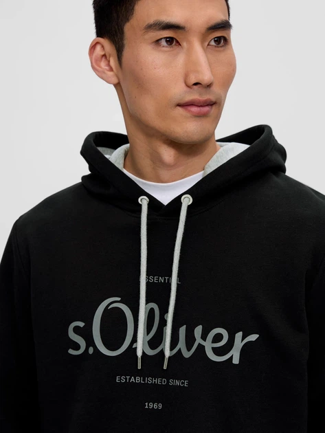 Худі чоловіче s.Oliver 10.3.11.14.140.2132732-99D1 XL Чорне (4099973339008) - зображення 5
