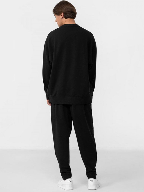 Bluza bez kaptura męska Fila FAM0137-80001 M Czarna (4064556358219) - obraz 4