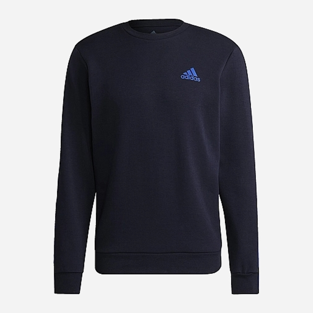 Bluza bez kaptura męska Adidas M Dk Swt H12218 S Niebieska (4064054430783) - obraz 5