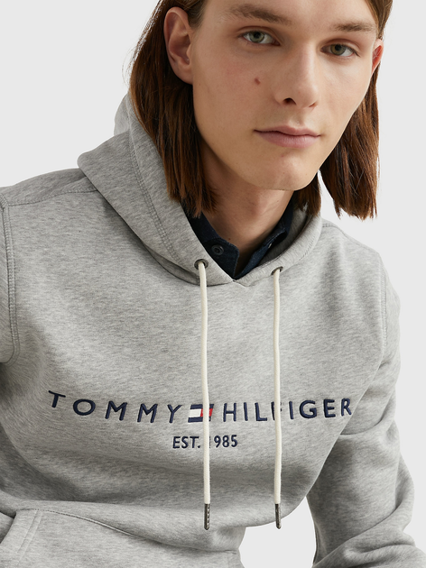 Bluza męska z kapturem Tommy Hilfiger MW0MW10752-501 L Szare (8719858491978) - obraz 5