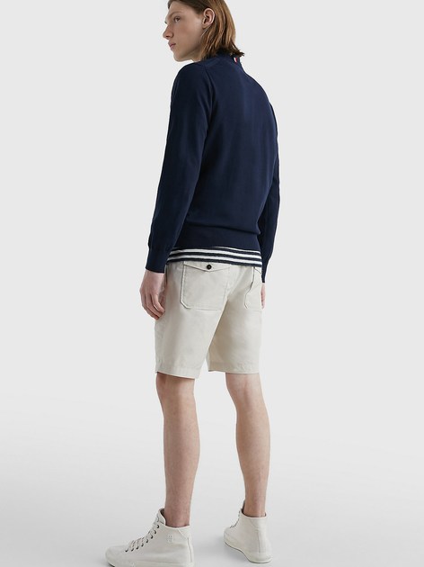 Sweter męski z dzianiny Tommy Hilfiger MW0MW30955-DW5 S Granatowy (8720642701616) - obraz 4