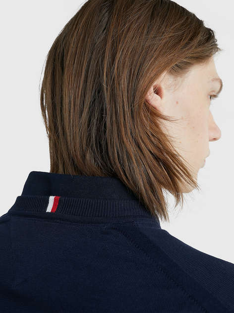 Sweter męski z dzianiny Tommy Hilfiger MW0MW30955-DW5 XL Granatowy (8720642701647) - obraz 5
