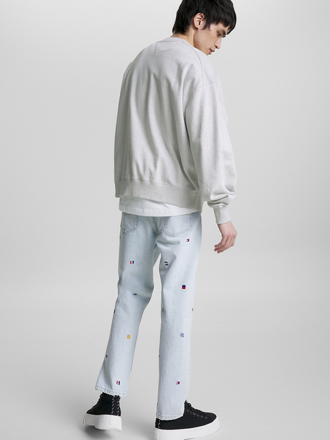 Світшот чоловічий Tommy Jeans DM0DM16816-PJ4 2XL Сірий (8720644538043) - зображення 4