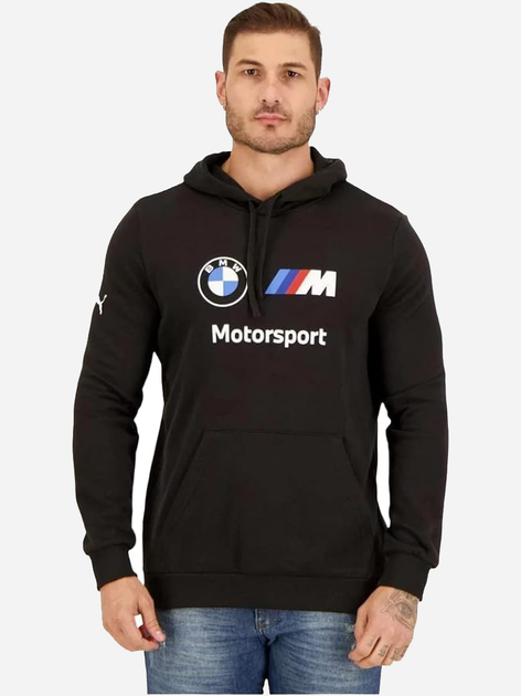 Bluza męska z kapturem Puma BMW MMS ESS FT 53814301 XS Czarna (4065453003684) - obraz 1