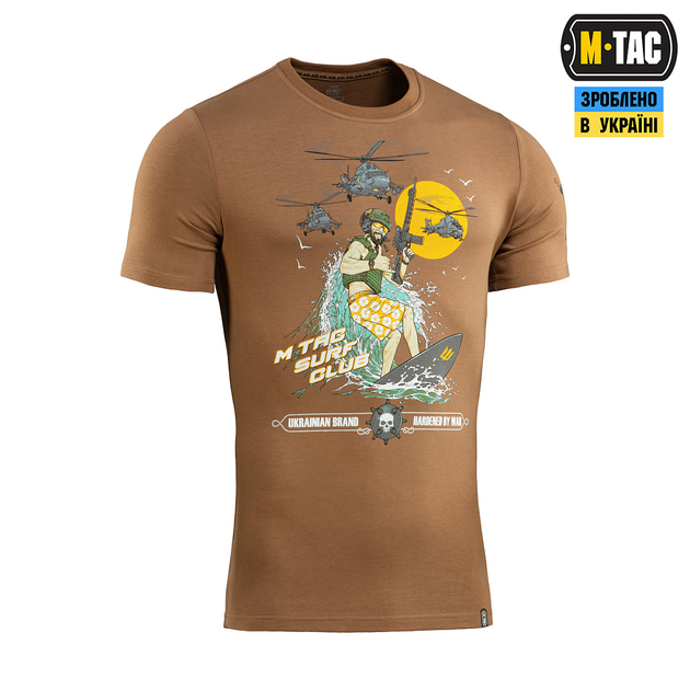 Футболка M-Tac Surf Club Coyote Brown M - изображение 2