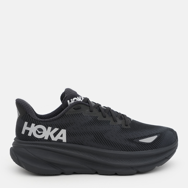 Акція на Чоловічі кросівки для бігу з Gore-Tex HOKA ONE ONE M Clifton 9 Gtx 1141470F-BBLC 44 (10US) 28 см Чорні від Rozetka