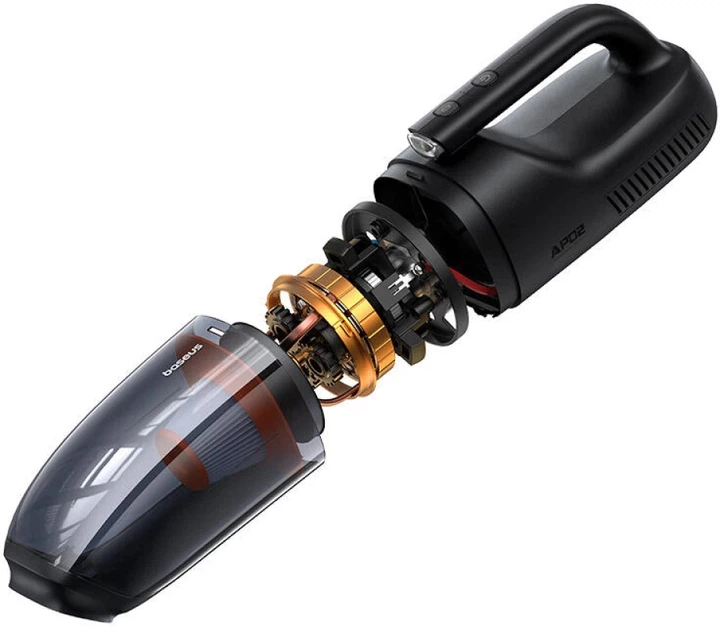 Odkurzacz ręczny Baseus AP02 Handy Vacuum Cleaner Black (C30459600121-00) - obraz 4