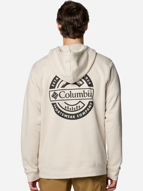 Bluza męska z kapturem Columbia Columbia Trek Graphic Hoodie 2018494280 M Mleczna (195981404777) - obraz 2