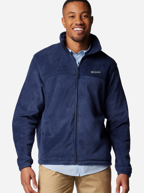 Толстовка на блискавці чоловіча Columbia Steens Mountain Full Zip 2.0 1476671464 L Темно-синя (886535736542) - зображення 1