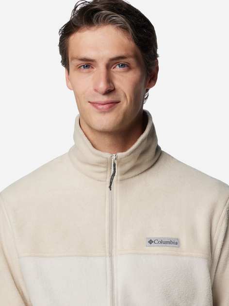 Толстовка на блискавці чоловіча Columbia Steens Mountain Full Zip 2.0 1476671273 L Бежевий/Білий (195981307245) - зображення 5