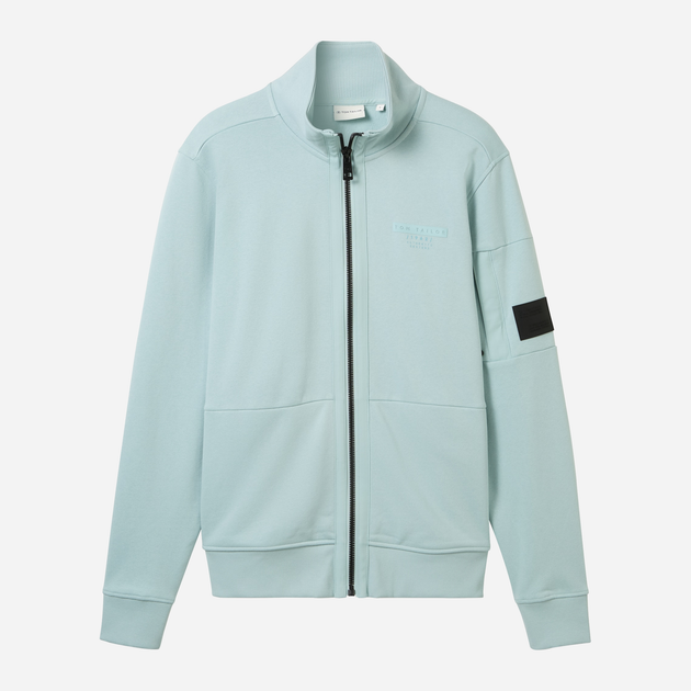 Bluza męska rozpinana streetwear Tom Tailor 1043294 XL Miętowa (4068127175755) - obraz 5
