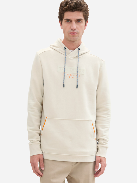 Худі чоловіче Tom Tailor 1043391 XL Бежеве (4068127102553) - зображення 4