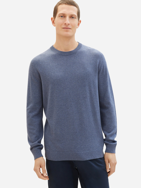 Джемпер чоловічий Tom Tailor 1038426 XL Синій (4067261790220) - зображення 4