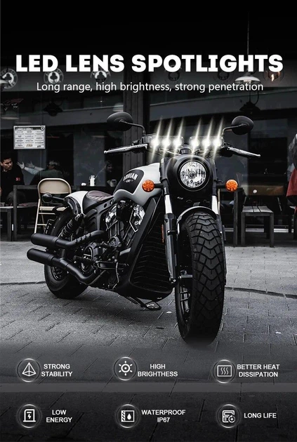 Фара светодиодная LED 3 режима 17Вт белый / желтый - Фото 7 Фара светодиодная LED 3 режима 17Вт белый / желтый - изображение 7