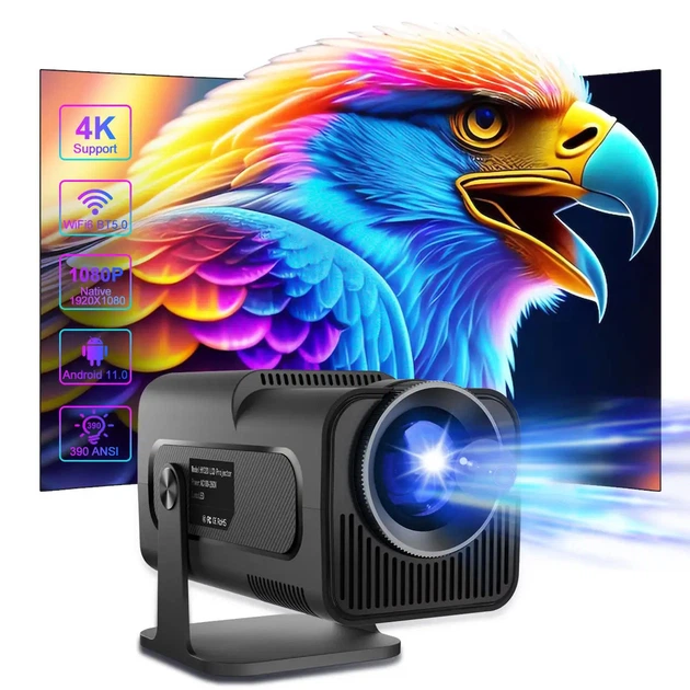 Проектор MAGCUBIC HY320 Android 11/4K 390 ANSI Домашний кинотеатр