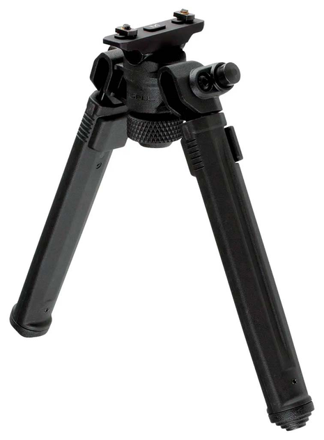 Сошки Magpul Bipod на M-LOK (высота 17.2 - 26 см, шарнирная база) черный - изображение 1