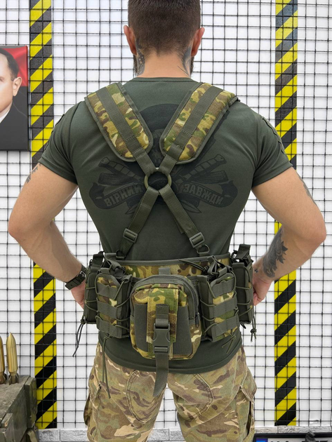 РПС тактичний пояс з MOLLE та комплектом підсумків Multicam - зображення 2