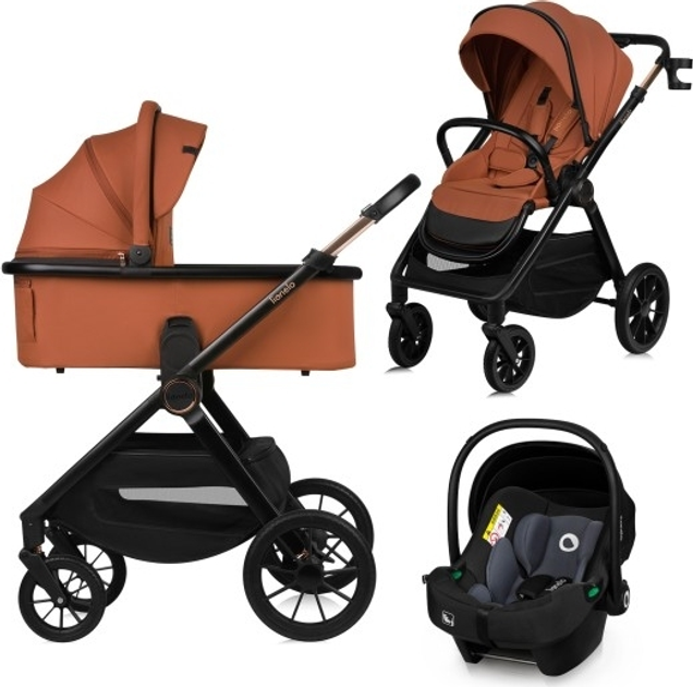 Универсальная коляска 3 в 1 Lionelo Layla Brown Rust (LO-LAYLA 3IN1 BROWN RUST) - изображение 16