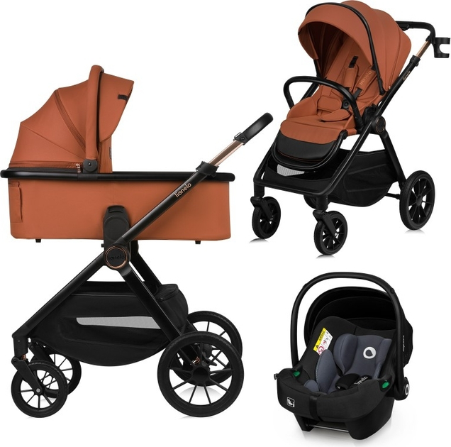 Универсальная коляска 3 в 1 Lionelo Layla Brown Rust (LO-LAYLA 3IN1 BROWN RUST) - изображение 17