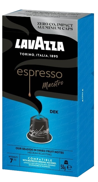 Kawa w kapsułkach Lavazza Espresso Maestro bezkofeinowa 10 szt (8000070053601) - obraz 1