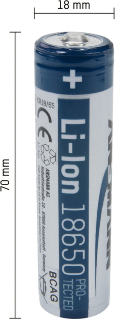 Акумулятор Ansmann Li-ion 18650 2600 mAh (4013674092437) - зображення 4