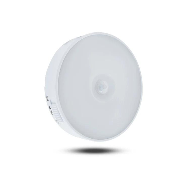 Портативний LED світильник | Micro USB, круглий 85mm, 8LEDs, Тепле ...