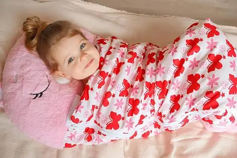 Кошеня Дитячий спальний мішок на блискавці 3 в 1 іграшка подушка спальник та вбудована подушка(G7712)(WB) - изображение 2