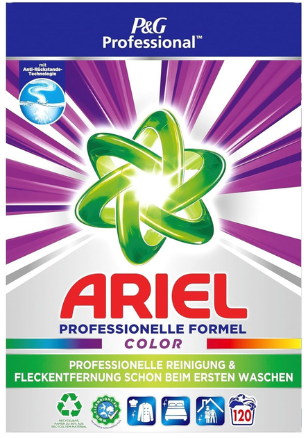 Proszek do prania Ariel Professional Color 120 prań 7.2 kg (8700216077040) - obraz 2