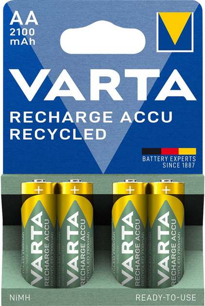 Akumulatory Varta Ni-MH AA 2100 mAh 4 szt. (4008496931583) - obraz 1