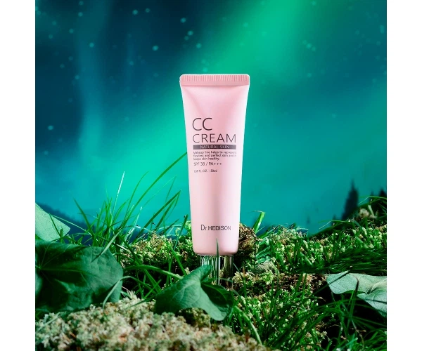 СС-крем Dr.HEDISON з eфeктoм кopeкції кoльopу SPF38/PA+++, 50 мл