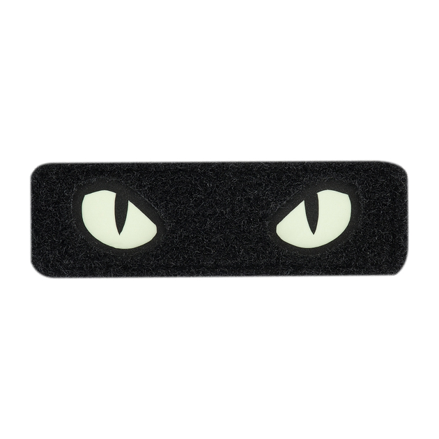 Нашивка M-Tac Cat Eyes (Type 2) Laser Cut Black/GID - зображення 1