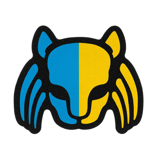 Нашивка M-Tac Cat Predator Black/Yellow/Blue - зображення 1