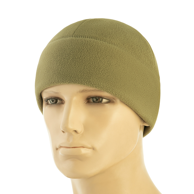 Шапка M-Tac Watch Cap Elite фліс (320г/м2) Tan S - зображення 1