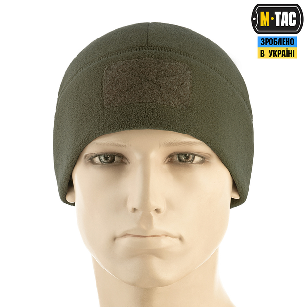 Шапка M-Tac Watch Cap Elite фліс (320г/м2) з липучкою Dark Olive S - зображення 2