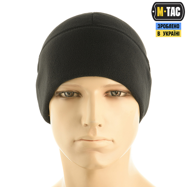 Шапка M-Tac Watch Cap Premium флис (250г/м2) Black M - зображення 2