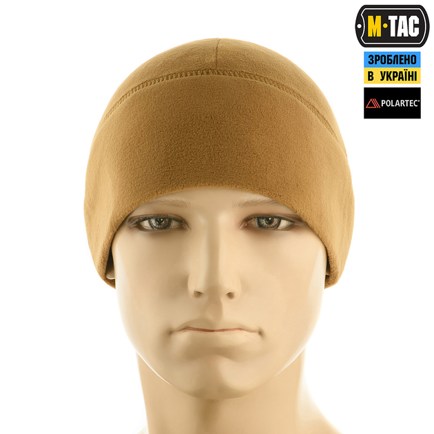 Шапка M-Tac Watch Cap фліс Light Polartec Gen.II Coyote S - зображення 2