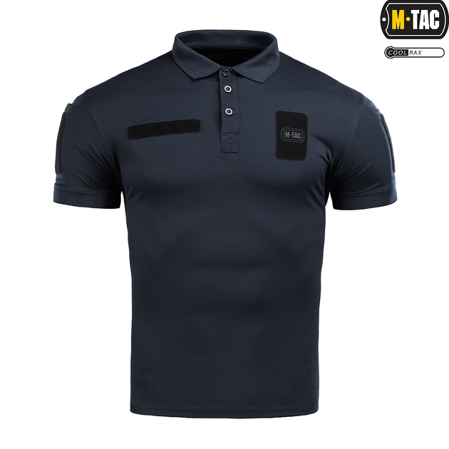 Поло M-Tac Elite Tactical Coolmax Dark Navy Blue L - зображення 2