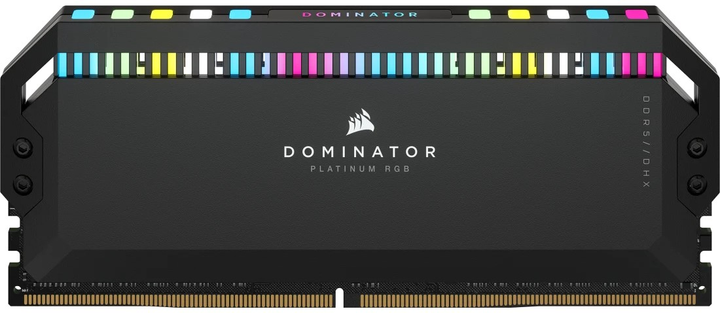 Оперативна пам'ять Corsair DDR5-5200 65536MB PC5-41600 (Kit of 2x32768) Dominator Platinum RGB Black (CMT64GX5M2B5200C40) - зображення 2