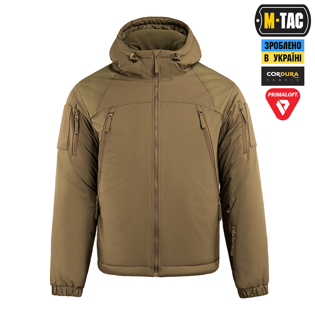 Куртка M-Tac зимняя Alpha Gen.III Pro Primaloft Coyote Brown 2XL/R - изображение 2