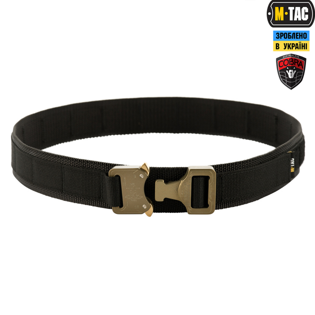 Ремень M-Tac Cobra Buckle Tactical Belt Black 3XL - изображение 2