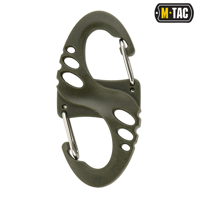 Карабін M-Tac S-Hook пластиковий Olive - зображення 2