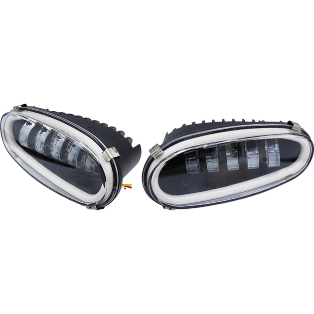 Противотуманные фары LED Daewoo Lanos, Sens Metal DRL 5000k 100w - изображение 1