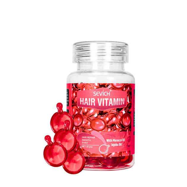 Вітаміни для волосся Бездоганний шовк Sevich Hair Vitamin With Morocan Oil & Jojoba, 30 шт - Фото 1 Вітаміни для волосся Бездоганний шовк Sevich Hair Vitamin With Morocan Oil & Jojoba, 30 шт - зображення 1