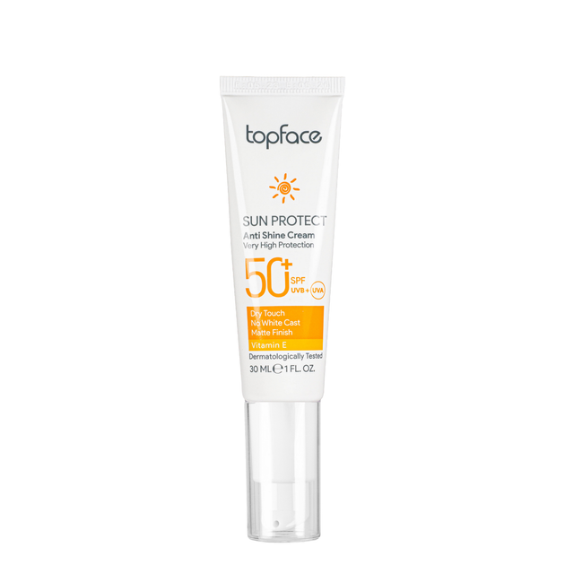 Солнцезащитный крем для лица TopFace SPF 50+ широкого спектра 30 мл PT806 - изображение 2