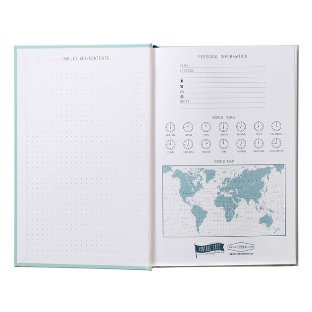 Блокнот Designworks Ink Dam It в лінійку 22 x 14.6 см 240 сторінок Голубий (0840214803819) - зображення 4