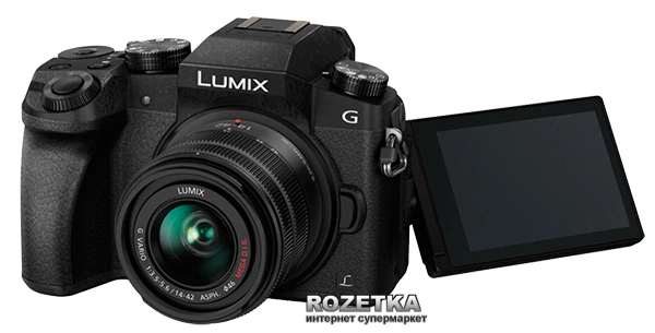 Фотоаппарат Panasonic Lumix DMC-G7 Kit 14-42mm Black (DMC-G7KEE-K